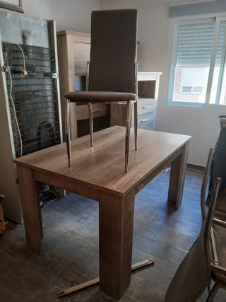 Mesa + 6 sillas comedor