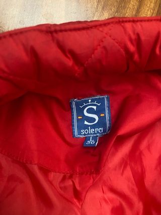Cazadora acolchada Solera roja - L