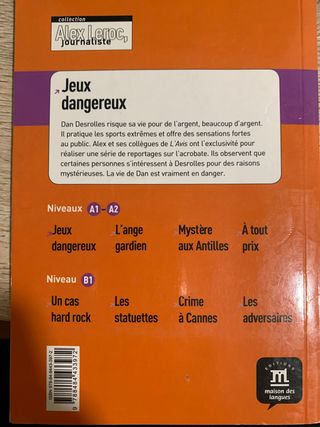 Jeux dangereux, Alex Leroc + CD: Jeux dangereux...