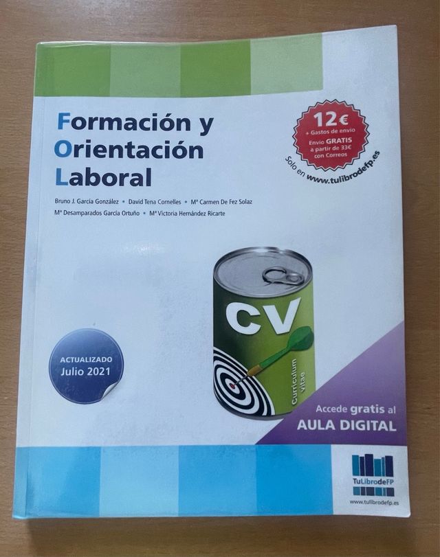 FORMACIÓN Y ORIENTACIÓN LABORAL 2021