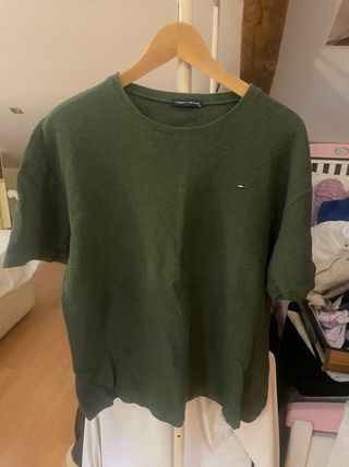 Camiseta Tommy Hilfiger verde oliva
