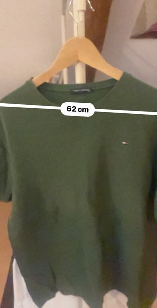 Camiseta Tommy Hilfiger verde oliva