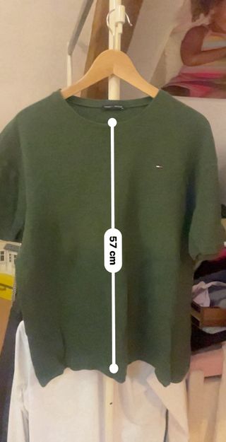 Camiseta Tommy Hilfiger verde oliva