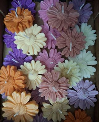 Candele a forma di margherita