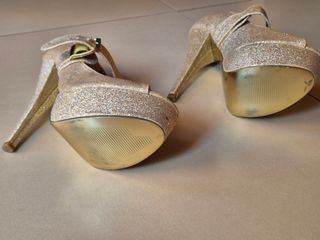 Scarpe oro Anne Michelle