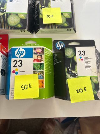 Cartuchos HP 45, 23 & Canon BX-20