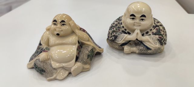 2 Estatuas Buda Decorativas