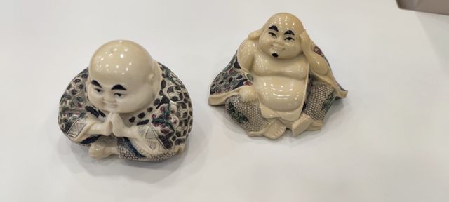 2 Estatuas Buda Decorativas