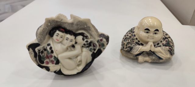 2 Estatuas Buda Decorativas