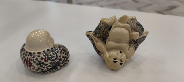 2 Estatuas Buda Decorativas