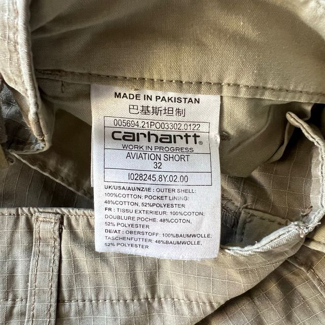 Shorts cargo Carhartt beige