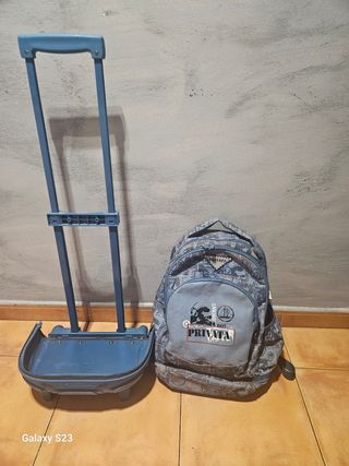 Mochila escolar con ruedas Privata