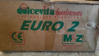 Barbecue Dolcevita Euro 2 a Gas, carrello in legno