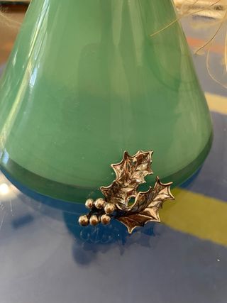 Ramo di  Agrifoglio in Argento