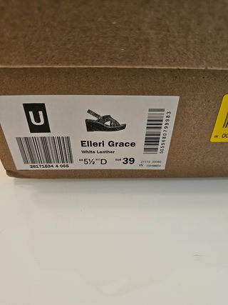 Sandalias Clarks blancas