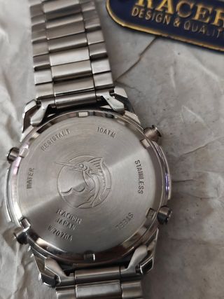 Reloj Racer Cronógrafo Amarillo