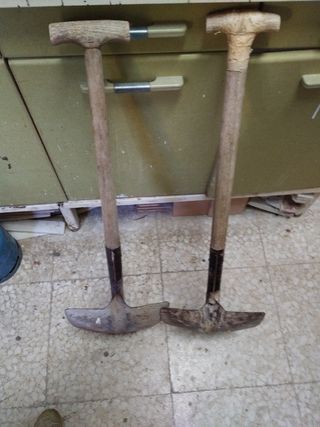 2 Palas usadas obra