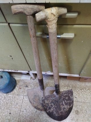 2 Palas usadas obra