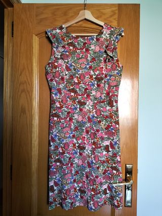 Vestido Tintoretto talla 40 estampado floral