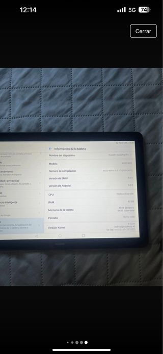 Tablet Huawei MediaPad T5 - Negra 64gb