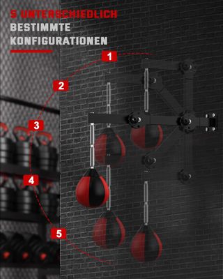 Soporte Pared para Punchingball Boxeo