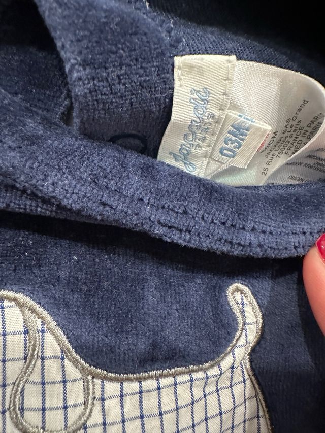 Tutina Jacadi blu 3 mesi