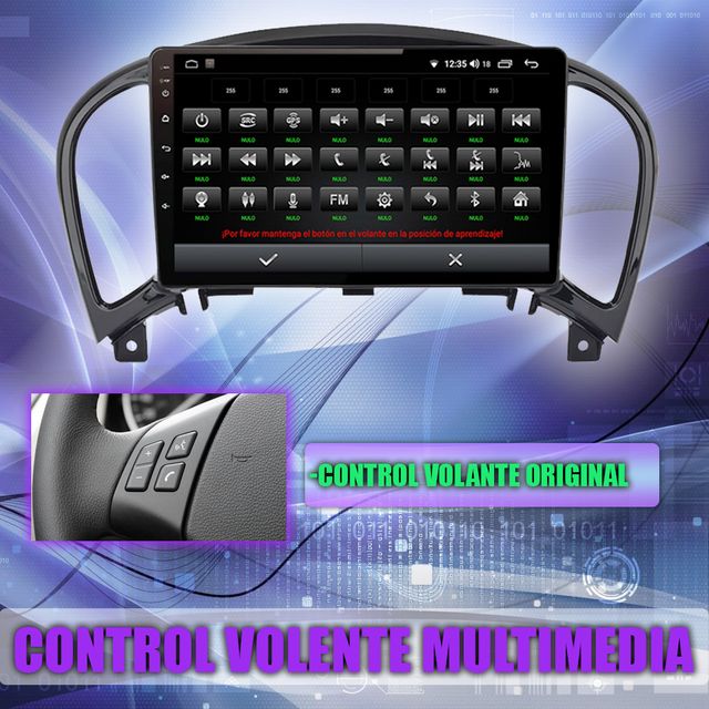 PANTALLA GPS NISSAN JUKE 2010-2014 CARPLAY ANDROID
