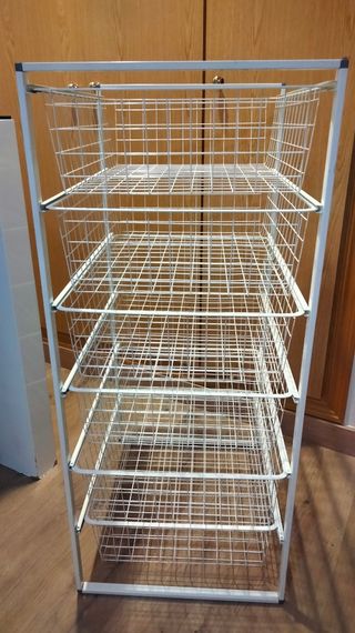 Estanteria metálica 5 cajones
