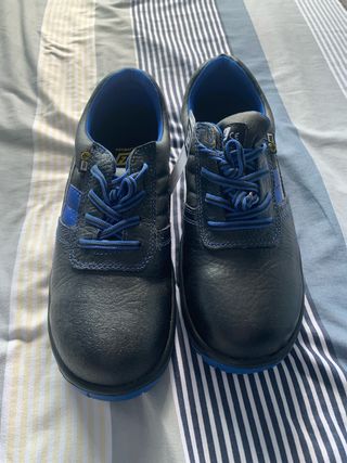 Zapatos seguridad hombre - negros/azules