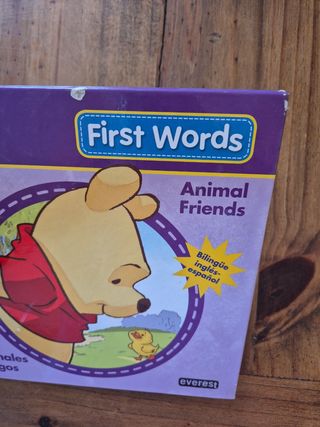 First Words ¡Soy yo!, En casa, Animales amigos 