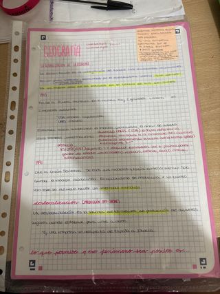 Apuntes geografía 2do Bachillerato y selectividad.