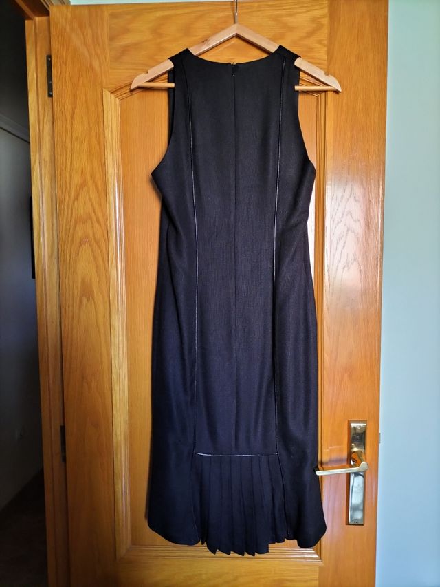 Vestido negro Adolfo Domínguez talla L