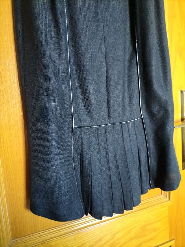 Vestido negro Adolfo Domínguez talla L