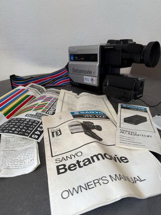 Sanyo Betamovie - Cámara Vintage