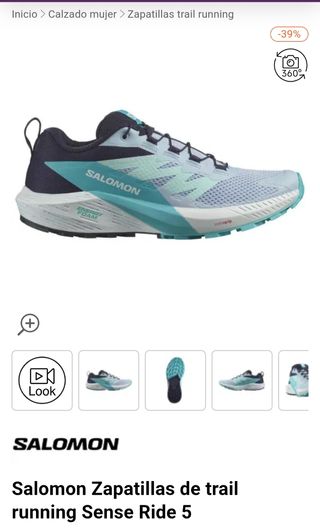 Zapatillas trail running Salomon Sense Ride 5 - 42