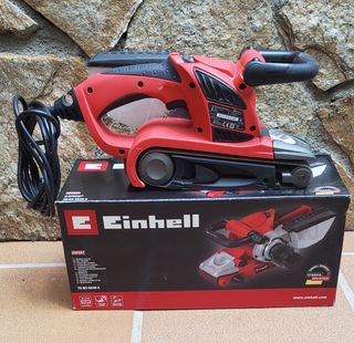Lijadora banda Einhell + 20 lijas