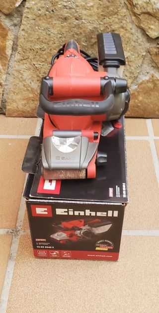 Lijadora banda Einhell + 20 lijas
