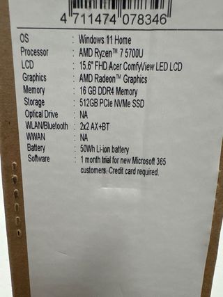 Acer Aspire 3 A315-44P-R1NF da 15,6" (26279)