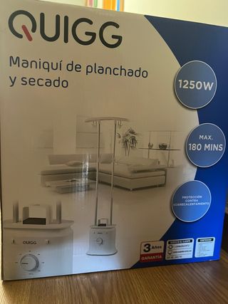 Maniquí planchado/secado Quigg 1250W