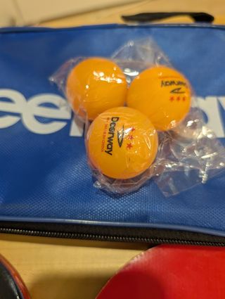 Set Ping Pong Deerway: 2 palas, 3 pelotas