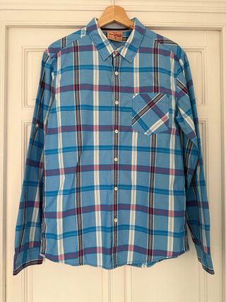 Camisa cuadros vintage M