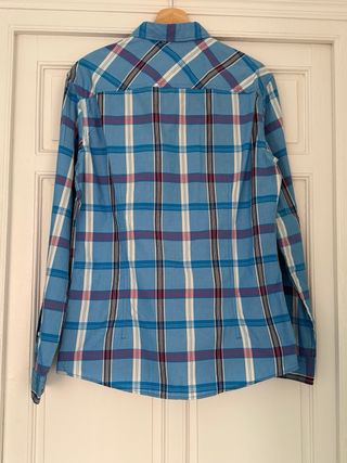 Camisa cuadros vintage M