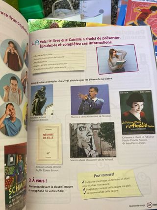  libro de texto de francés 
