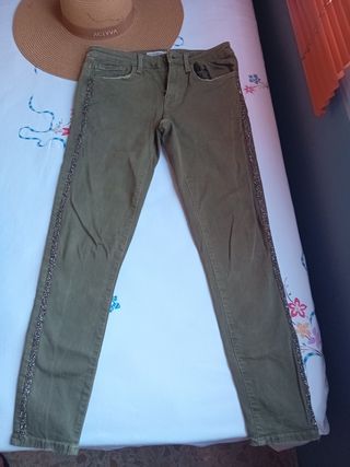 Jeans Olive - Pantalones Largos
