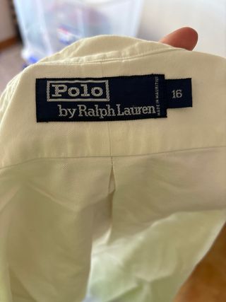 Camisa blanca polo Ralph Lauren