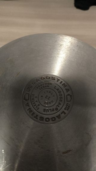 Lagostina: pentola + scolapasta inox