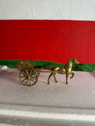 Carreta miniatura bronce