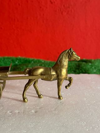 Carreta miniatura bronce