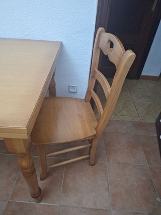 Mesa Comedor Madera - Extensible