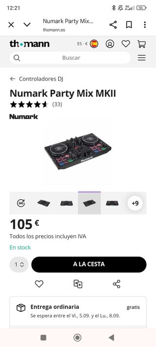 Numark Party Mix - Mesa de mezclas